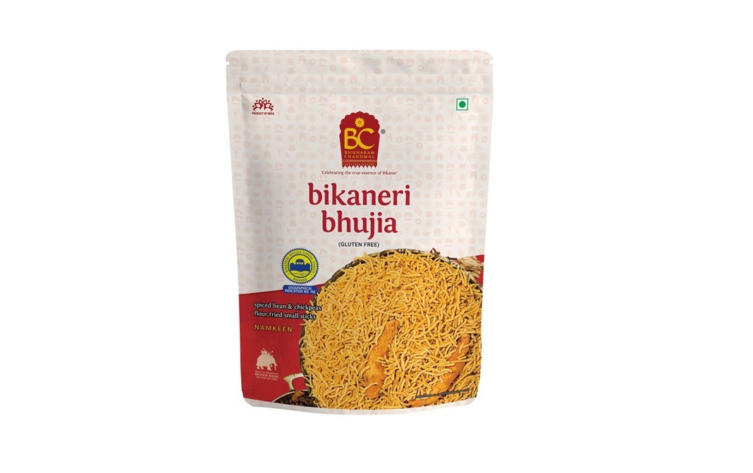 Bhikharam Chandmal Bikaneri Bhujia (Gluten Free)    Pack  800 grams